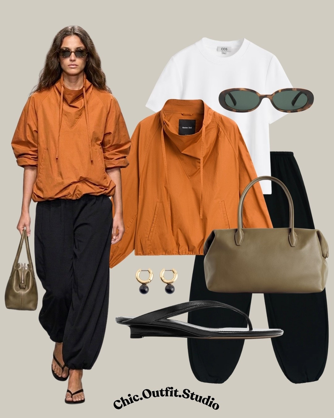Technical Shirt-Style Bomber Jacket & Lightweight Balloon Trousers

✨A technical shirt-style bomber jacket layered over a classic white tee and paired with lightweight balloon trousers creates an elevated sporty look that feels modern and effortless. The rich rust tone contrasts beautifully with black bottoms, while neutral accessories keep the outfit refined. 

✨Perfect for travel days, airport outfits, weekend errands, sightseeing, casual coffee dates or comfortable city exploring.

✨Tags: technical shirt-style bomber jacket, lightweight balloon trousers, rust bomber jacket outfit, balloon pants women, elevated casual outfit, travel outfit women, airport style outfit, sporty chic fashion, European casual style, minimalist everyday outfit, comfortable summer outfit, relaxed luxury fashion, weekend outfit inspiration, capsule wardrobe women, modern casual style, effortless chic outfit, city travel outfit, lightweight jacket women, contemporary fashion outfit, everyday elevated style

#LTKsummer #LTKbag #LTKtravel