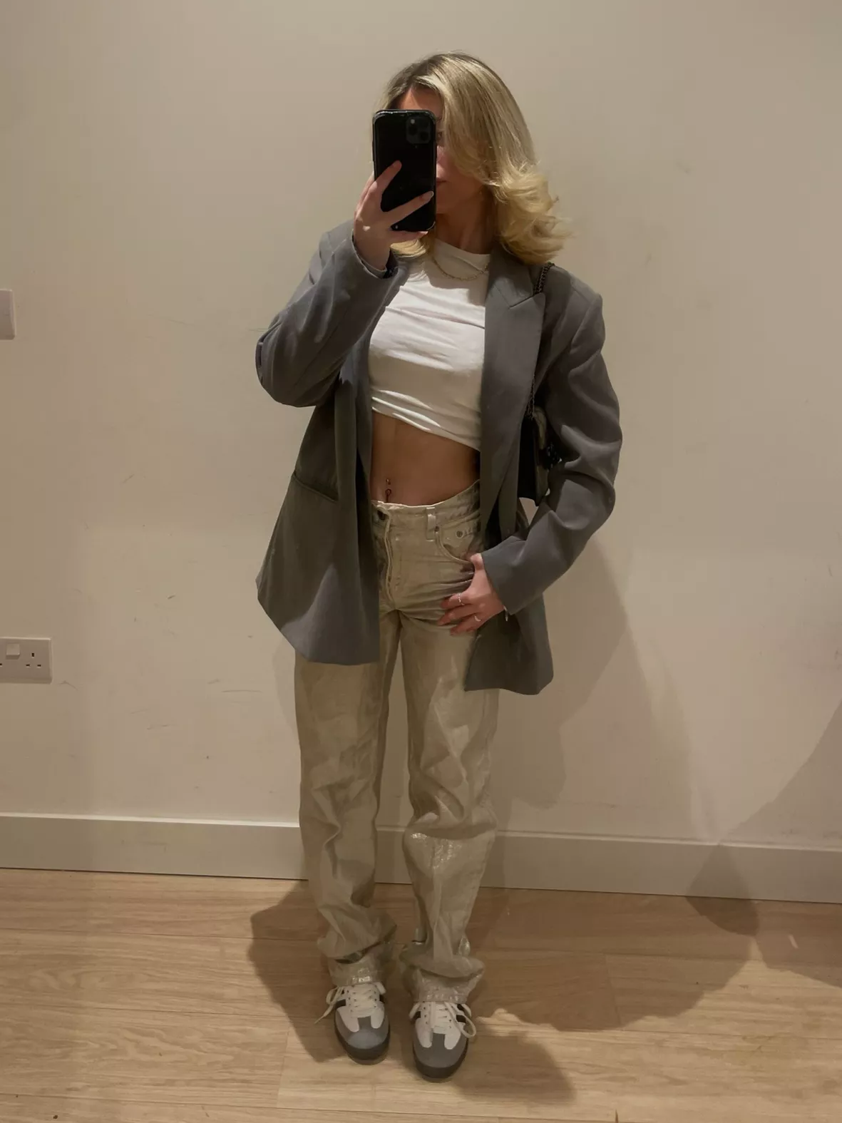 Blazer with rolled-up sleeves curated on LTK Blazer with rolled-up sleeves curated on LTK