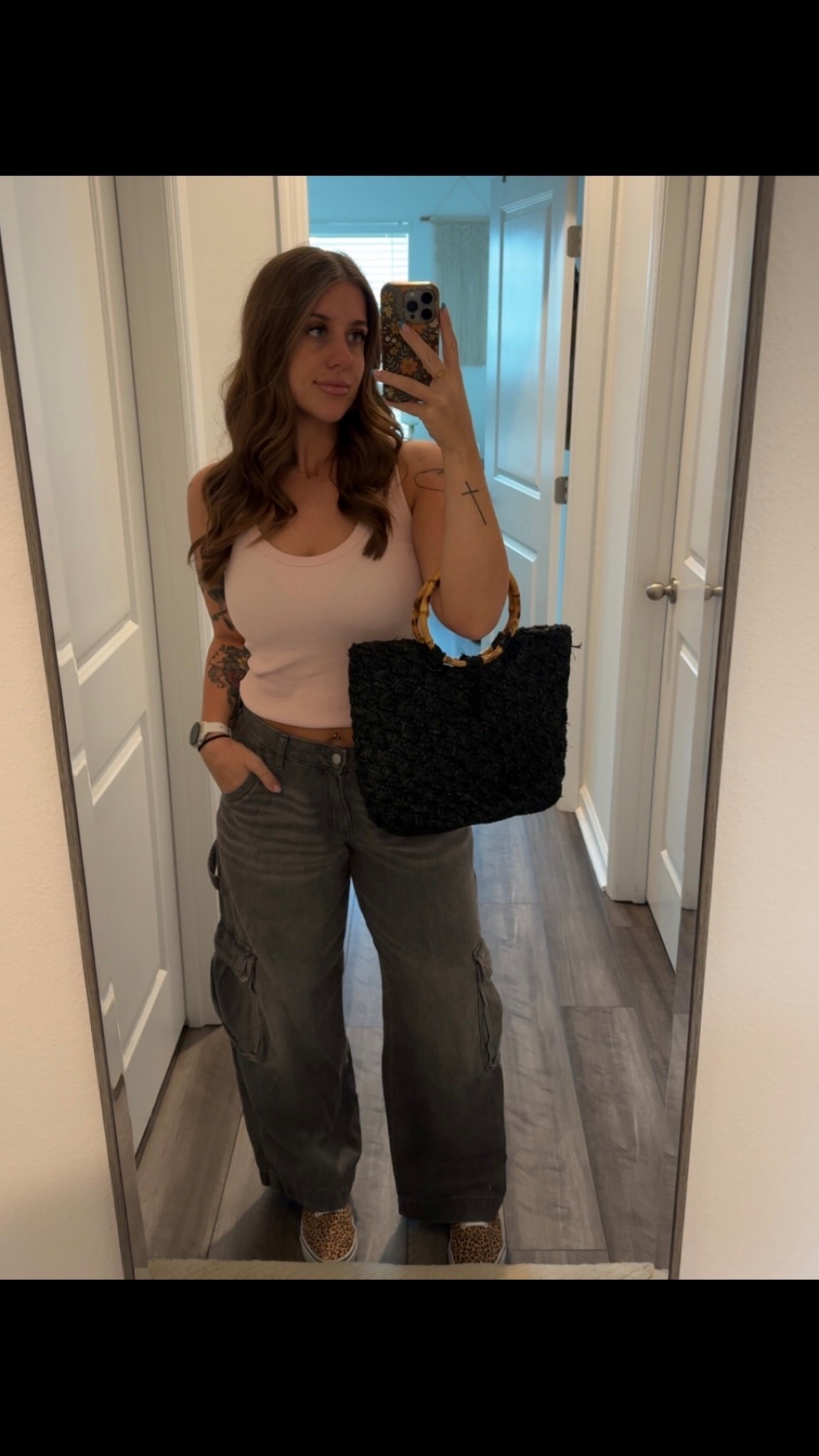 Tank top in size medium
Jeans size 10
With my favorite lip combo 