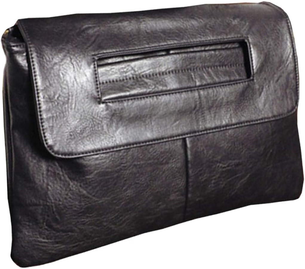 Women Handbags PU Leather Female Clutch Handbag Messenger Bag Large Solid High Capacity | Amazon (US)