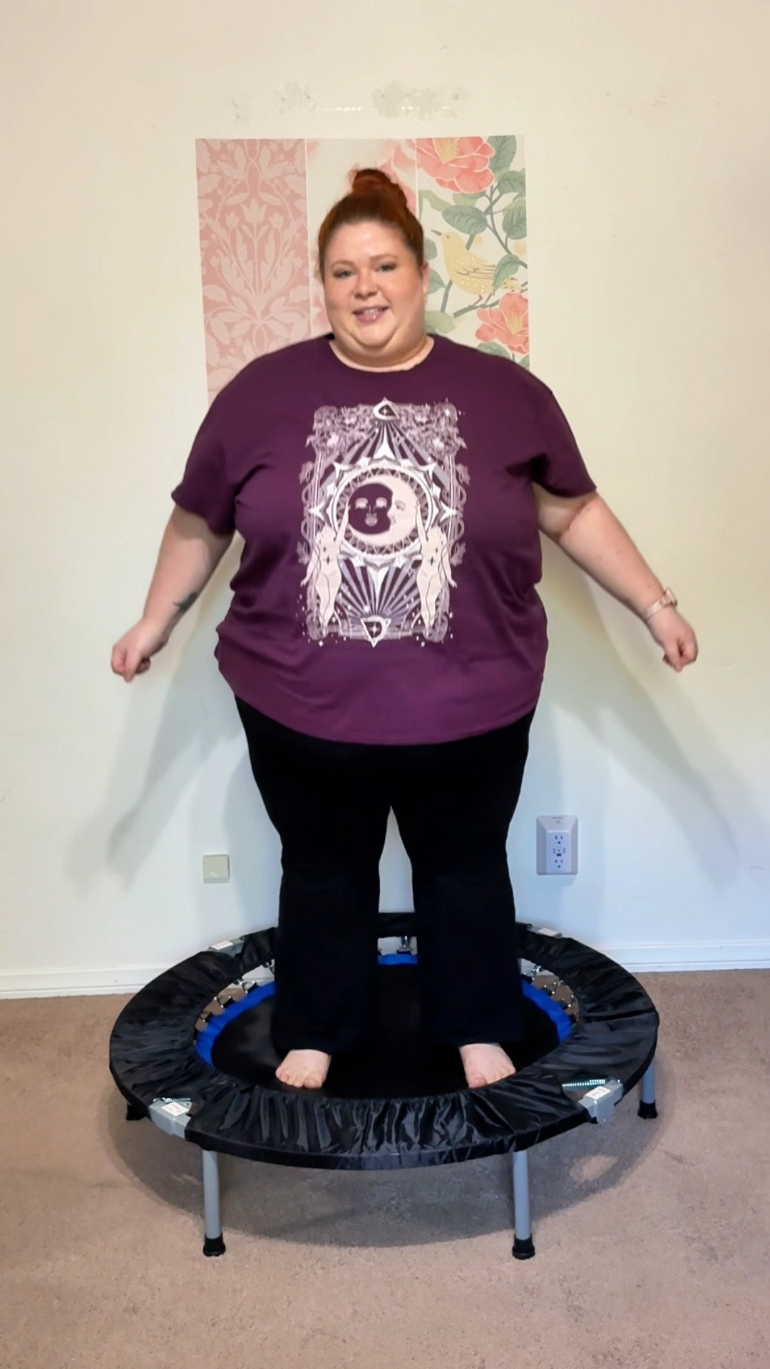 Trying a rebounder/trampoline! I found a similar one that is on sale for $65 rn

#LTKPlusSize #LTKFindsUnder100 #LTKActive