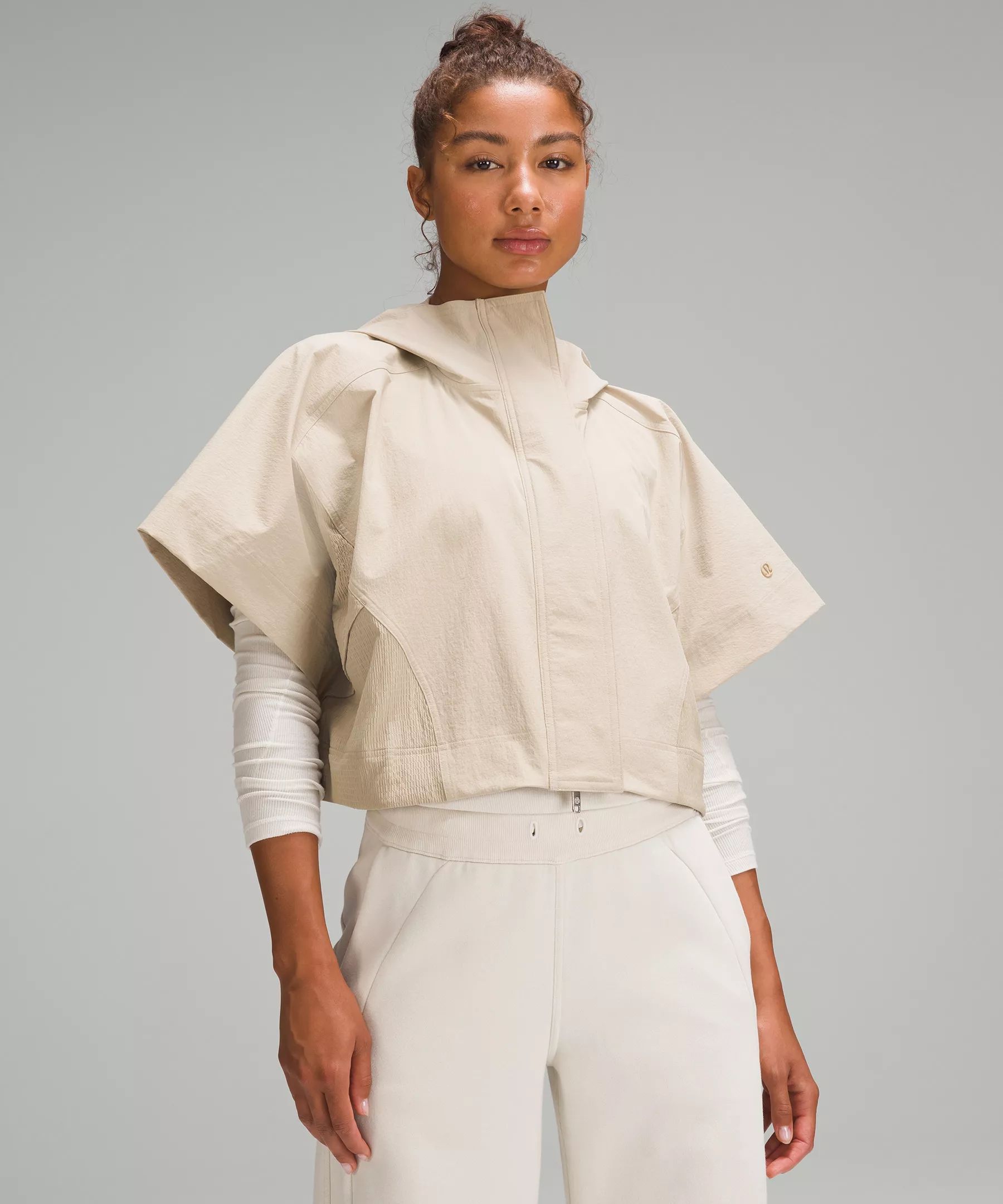 Mixed Woven Short-Sleeve Jacket | Women's Hoodies & Sweatshirts | lululemon | Lululemon (US)