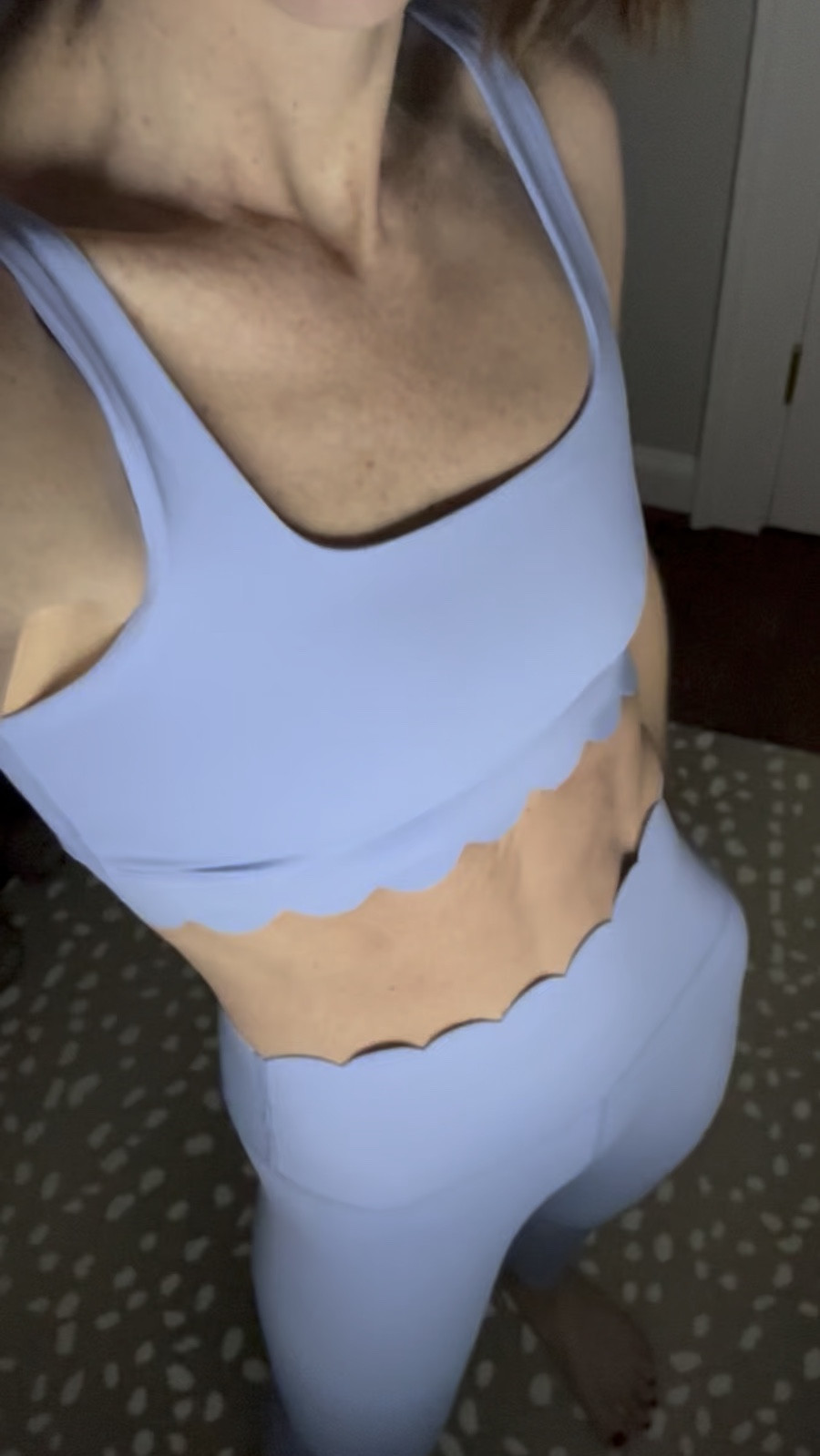 Target activewear, blue activewear, activewear set, cute activewear set

I love this matching workout set from target. Run tts. I’m wearing a small in top and bottoms 
Also comes in black and Pink 

#LTKFindsUnder50 #LTKFitness #LTKActive