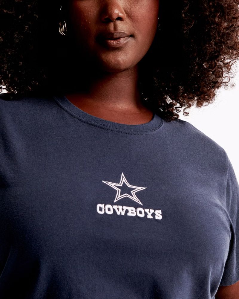 Short-Sleeve Dallas Cowboys Graphic Skimming Tee | Abercrombie & Fitch (US)