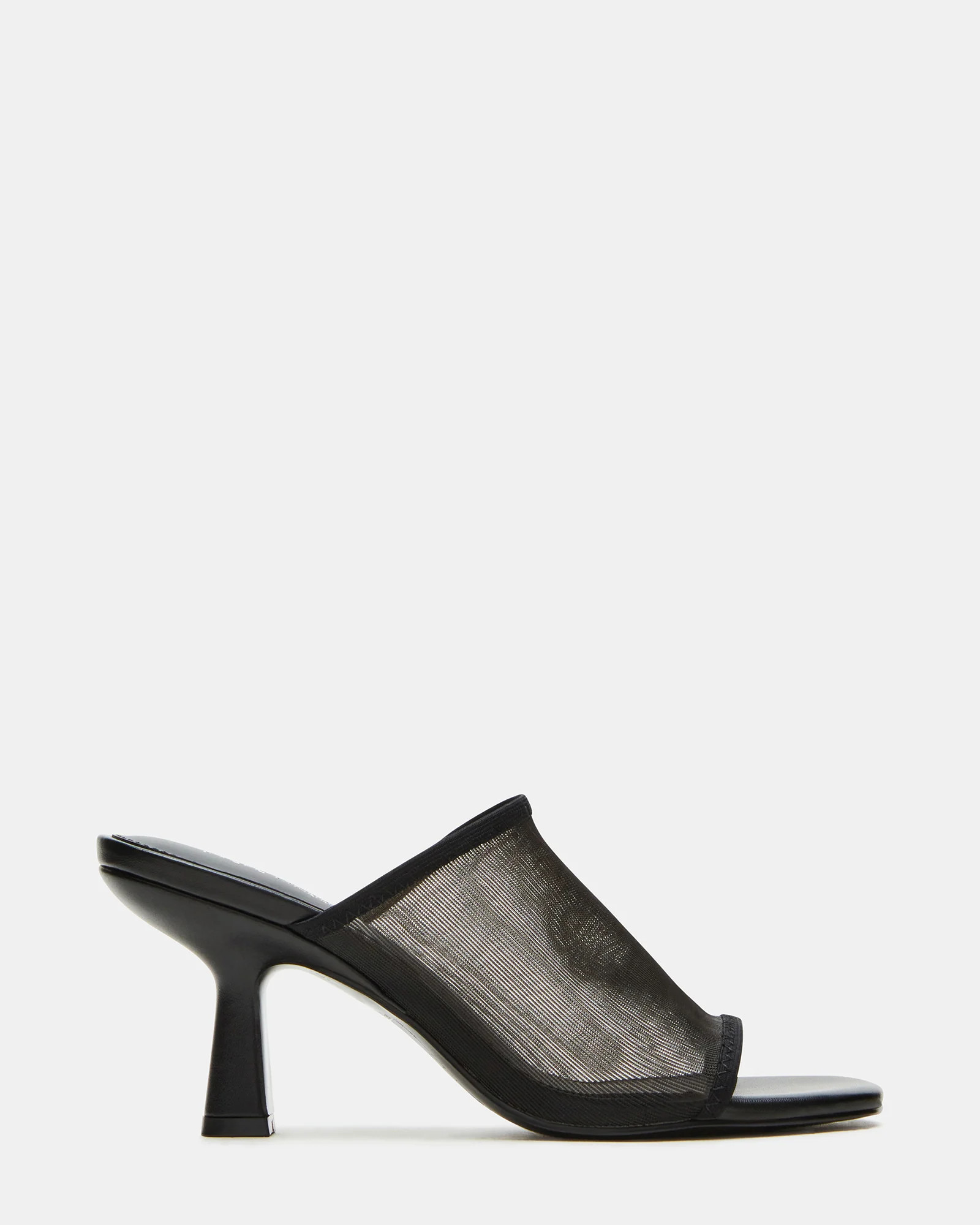 GLEAM Black Women's Square-Toe Mule Heel | Steve Madden (US)