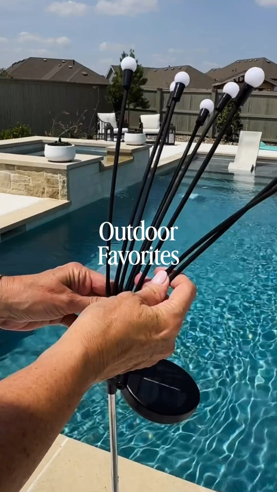 Outdoor favorites 
Solar lights 