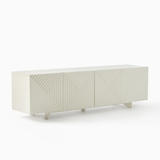 Rosanna Ceravolo 68"" Media Console, White | West Elm (US)