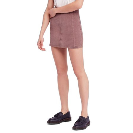 Free People Femme Corduroy Mini Skirt Brown | Walmart (US)
