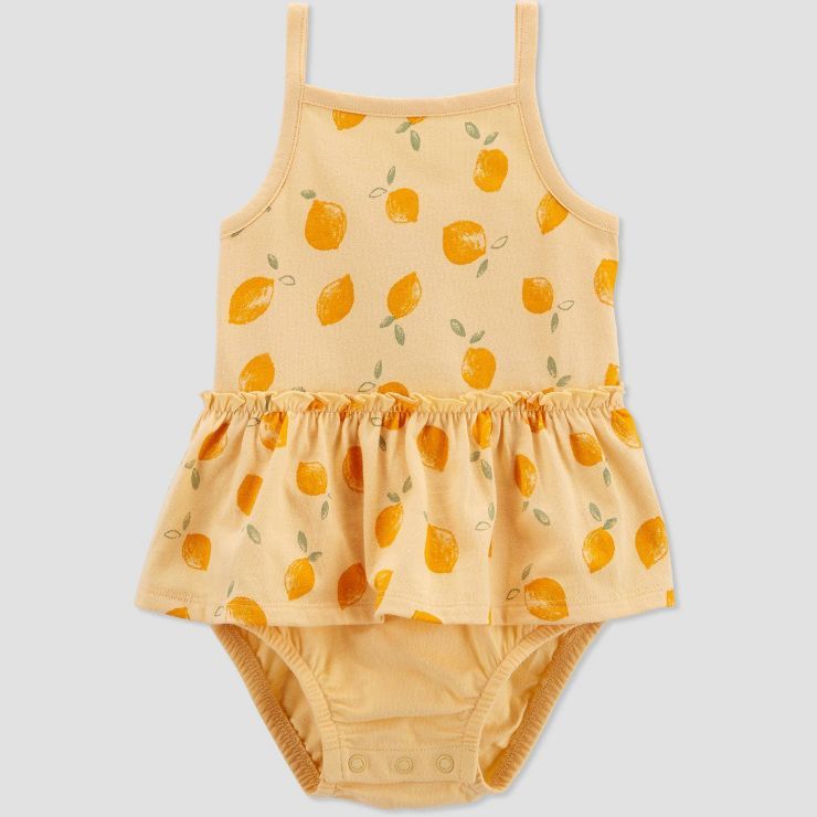 Carter's Just One You®️ Baby Girls' Lemon Romper - Yellow | Target