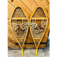 Snowshoes Vintage Rustic Cabin Decor Lake House Wedding Photography Prop Farmhouse Winter Sporting Equipment Snow Sports Hygge | Etsy (US)
