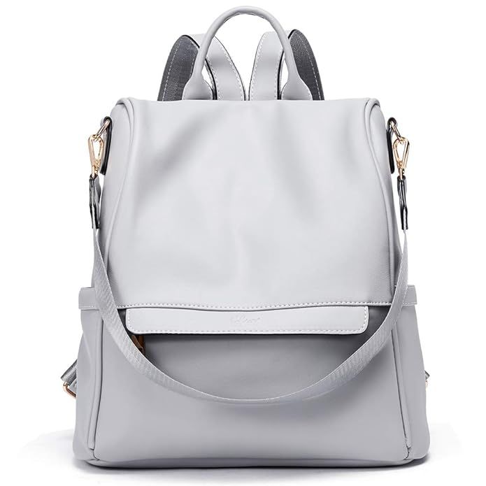 Women Backpack Purse Fashion Leather Large Travel Bag Ladies Shoulder Bags | Amazon (US)