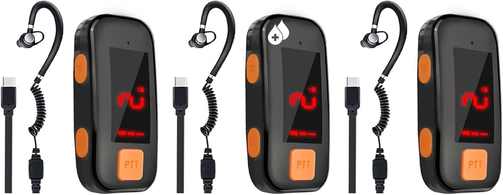 Super Mini Walkie Talkies 2 Inch Waterproof Two Way Radio, Portable Small Walkie Talkie with Earp... | Amazon (US)