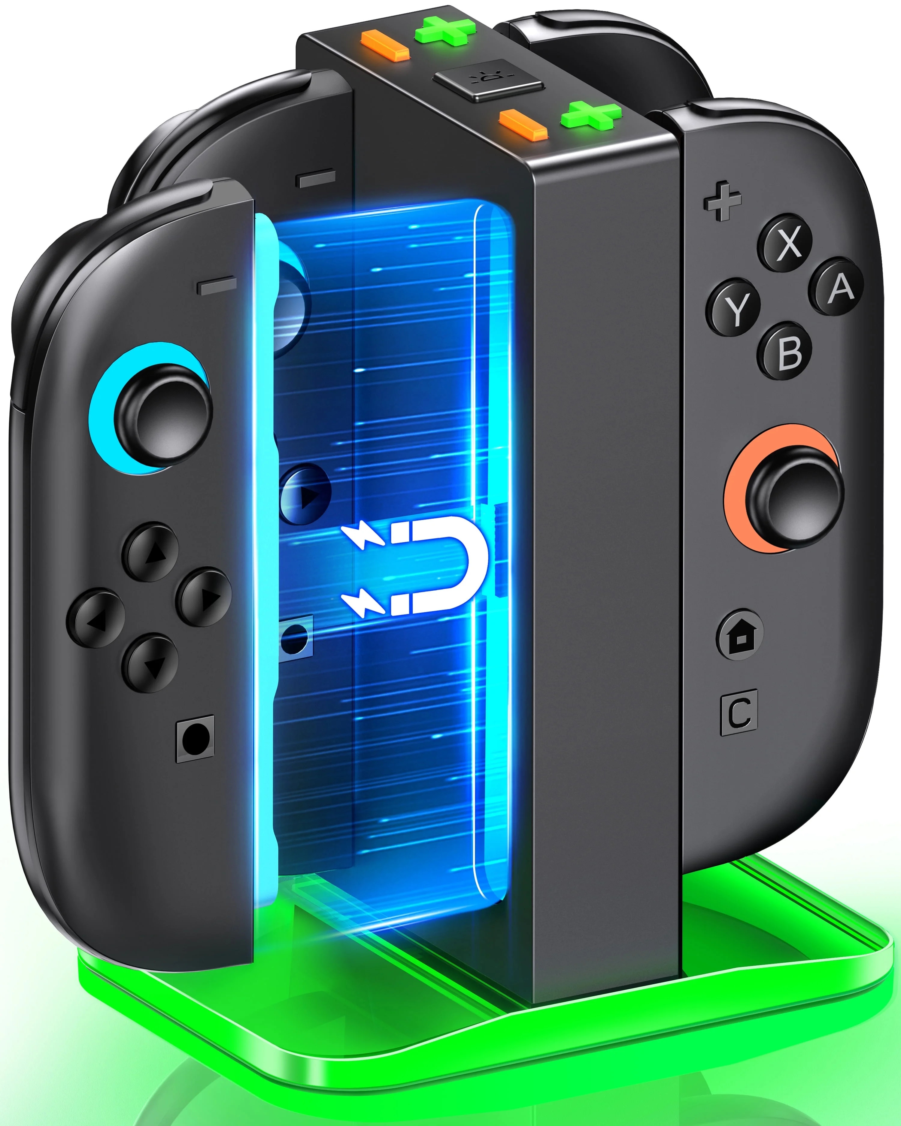 QQV Switch 2 Controller Charger, Switch 2 Accessories Charging Station Dock for Switch 2 Joy-Cons... | Walmart (US)