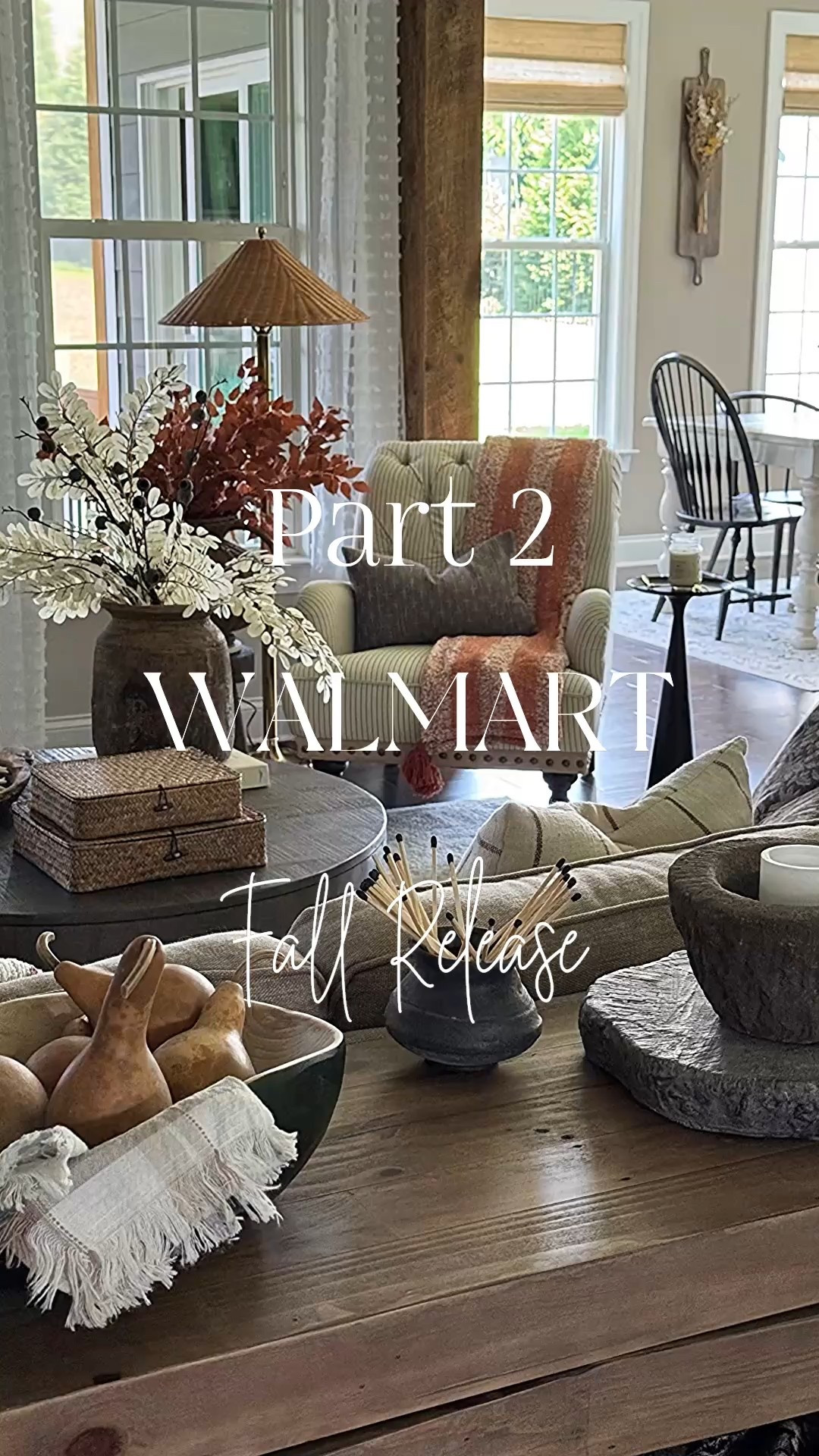 Part 2 of Walmart’s new Fall Collection!! 
These pieces are full of texture and perfect for fall🤎🍁🍂

Rechargeable lamp, battery operated sconce, glass box, woven scalloped mirror, gold bow wall hook, Persian inspired runner, tall woven vase, woven bowl, black and natural wood bowl, terracotta throw blanket, cozy doormat, gold 3 arm candle holderr

#LTKSeasonal #LTKHome #LTKFindsUnder50