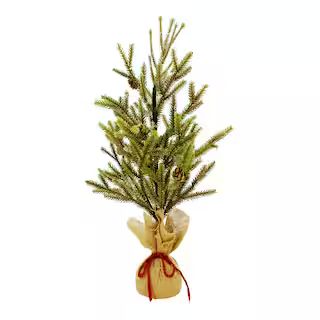 24" Pine Tree with Pinecones in Burlap Bag by Ashland® | Michaels Stores