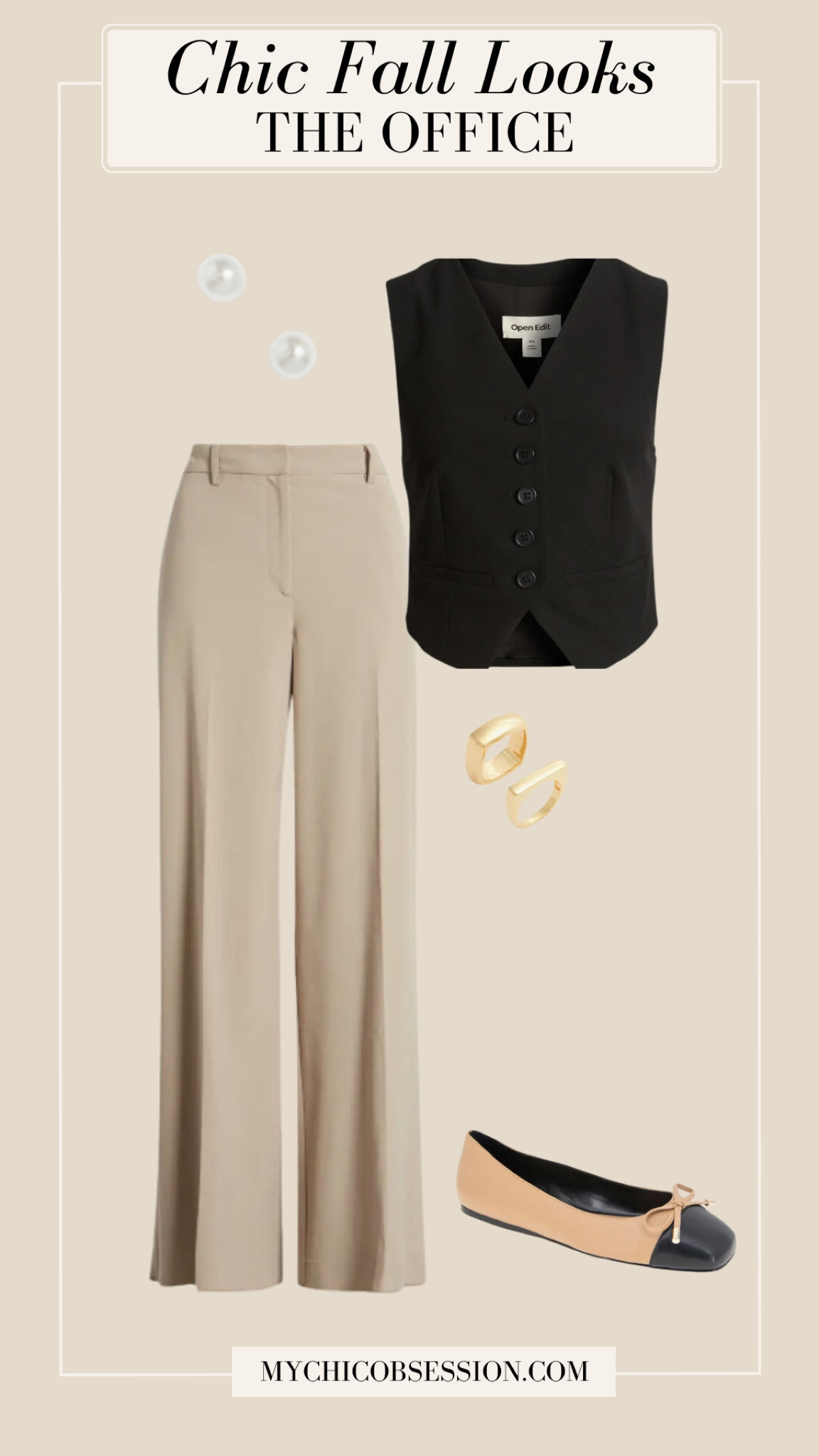 A vest top is perfect for the office. Pair the classic workwear inspired piece with tab trousers, cap-toed flats, gold rings and classic pearl earrings.

#LTKStyleTip #LTKSeasonal #LTKxNSale