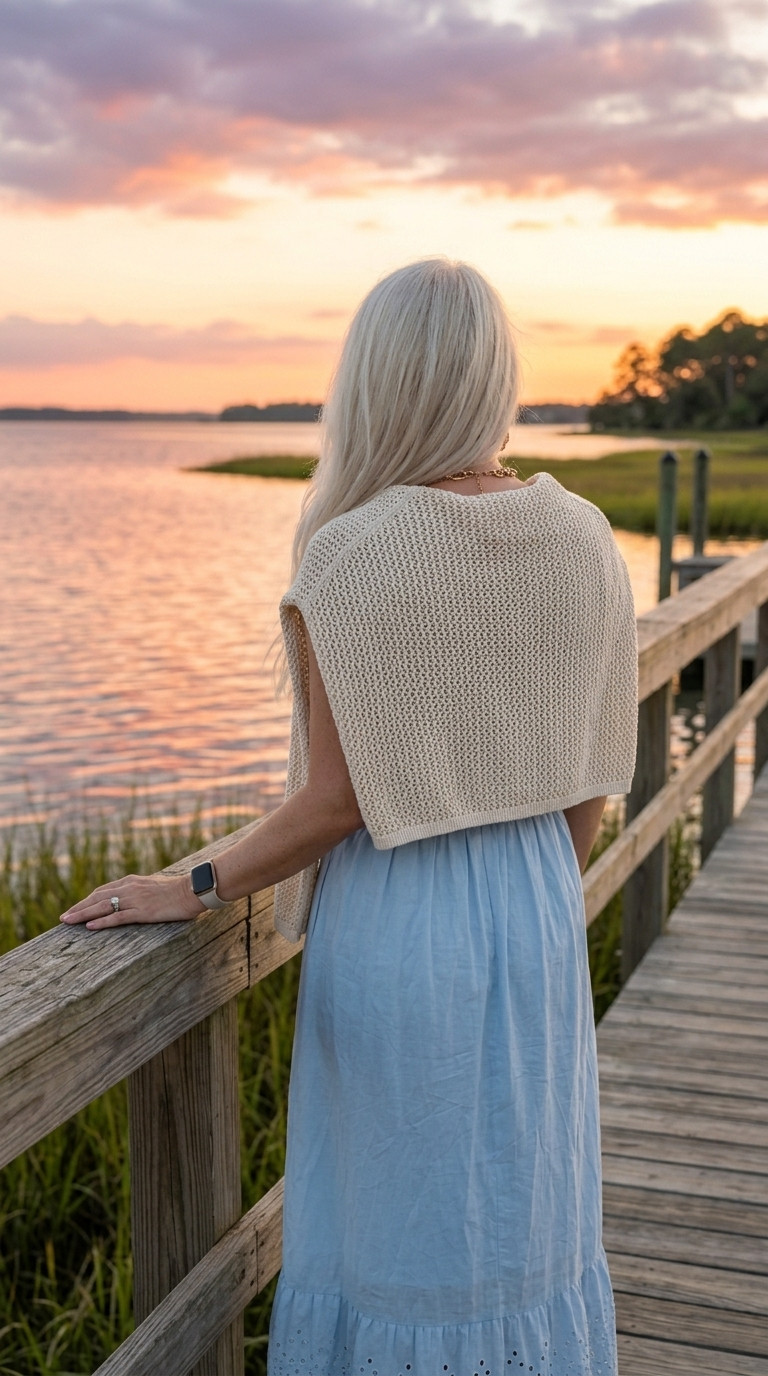 Coastal summer outfit inspo 

 