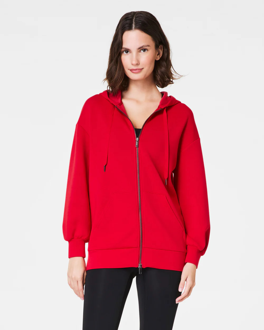 Brushed Full Zip Hoodie | Spanx