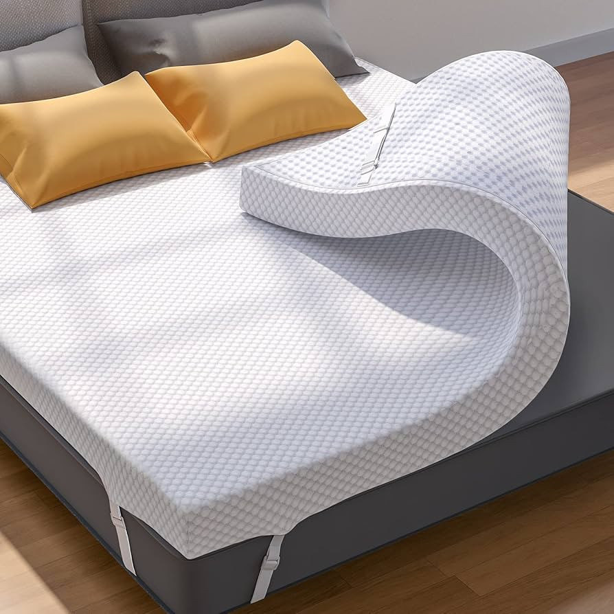 PERLECARE 2 Inch Gel Memory Foam Mattress Topper for Pressure Relief, Premium Soft Mattress Toppe... | Amazon (US)