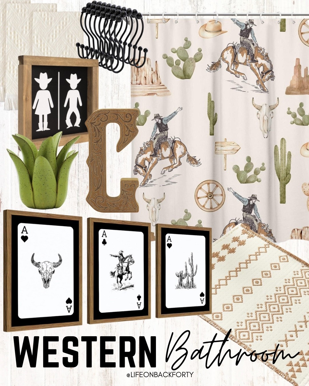 My Western Guest Bathroom! I think this has to be my favorite room in our house so far! 🤠🌵

#LTKSaleAlert #LTKHome #LTKFamily