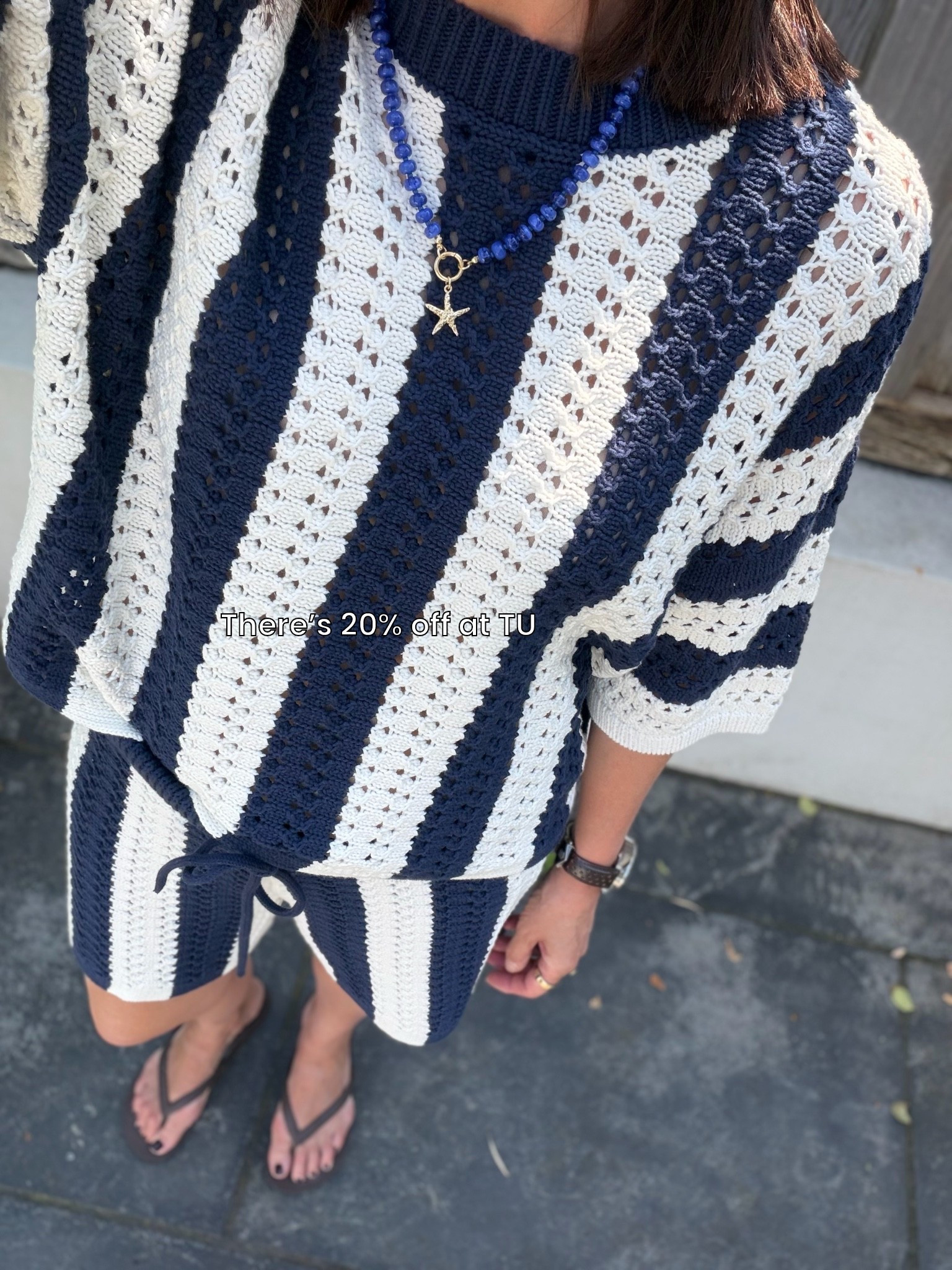 There’s a fabulous 20% off clothing at TU. This crochet set has already sold out in brown - so don’t wait on this beautiful blue version 💙
I wear a M

#LTKsummer #LTKstyletip #LTKover50style
