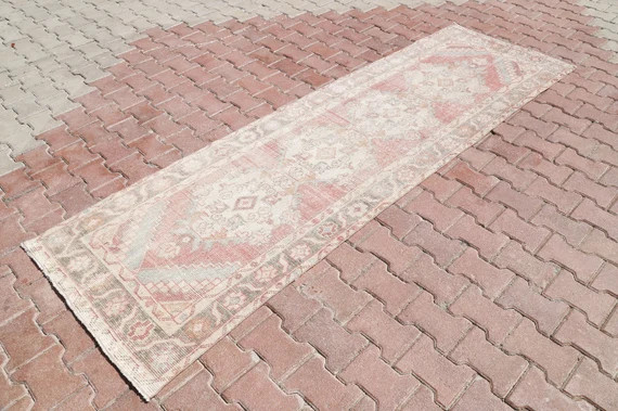 3x9 Oushak Runner Rug Vintage Rug 3x9 Rug Turkish Runner | Etsy | Etsy (US)