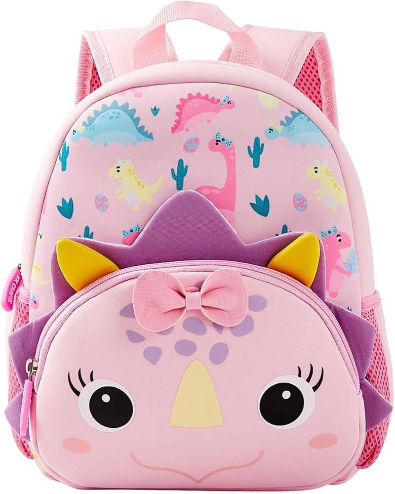 Preschool Backpack Toddler Neoprene Animal Waterproof Schoolbag Lunch backpack for Kids Boys Girl... | Amazon (US)