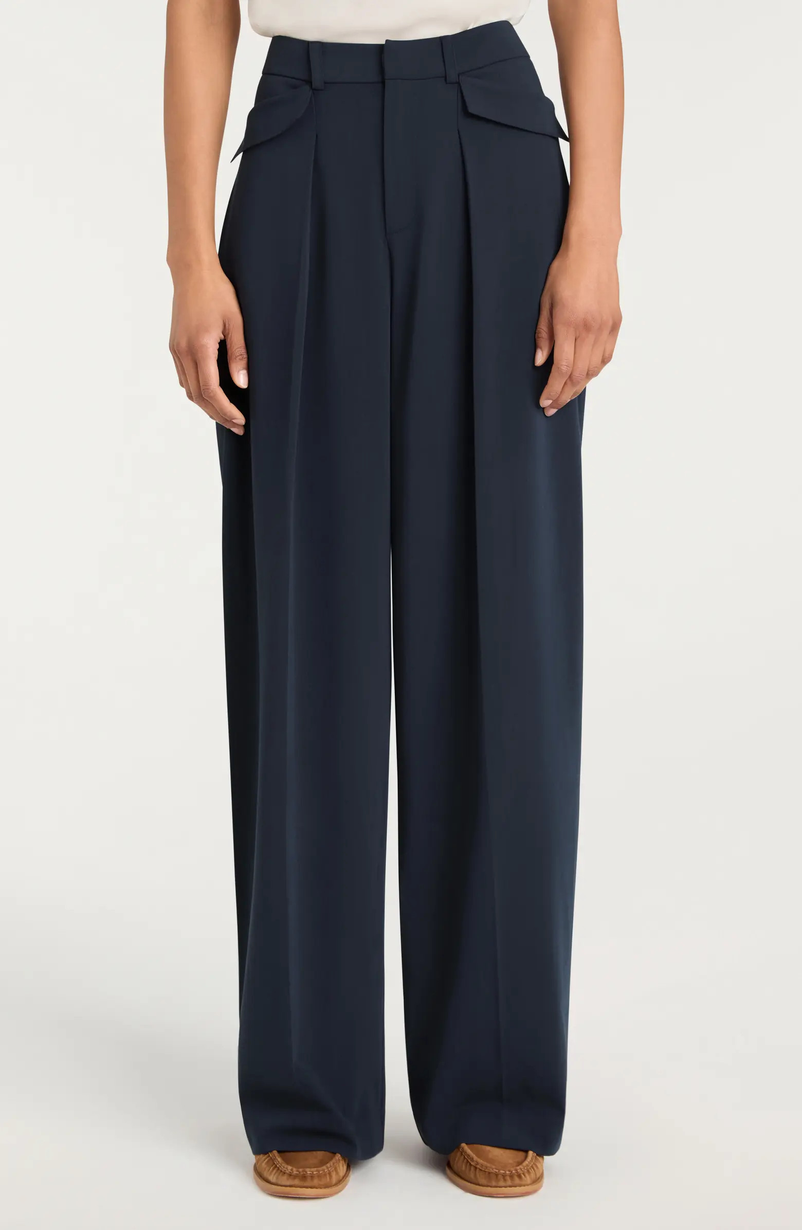 Leora Pleated Wide Leg Pants | Nordstrom