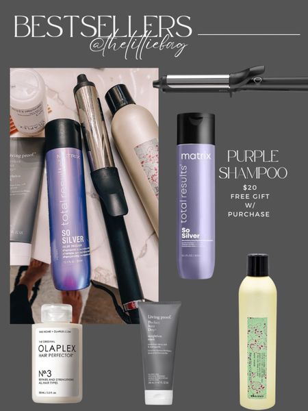 Bestseller: Purple shampoo. Great for blonde hair! Part of my hair routine. Free gift w/ purchase! 



Shampoo. Purple shampoo. Beauty  

#LTKbeauty #LTKunder50 #LTKtravel