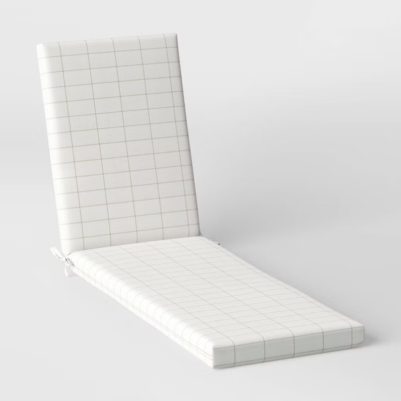 Woven Grid Outdoor Chaise Cushion - Threshold™ | Target