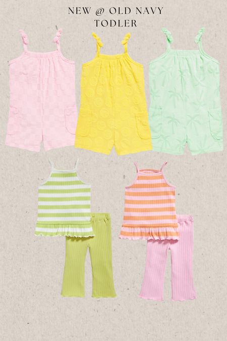 The cutest terry cloth rompers & ribbed sets for your littles! Sizes 12m-5T! #oldnavy 

#LTKstyletip #LTKkids #LTKbaby