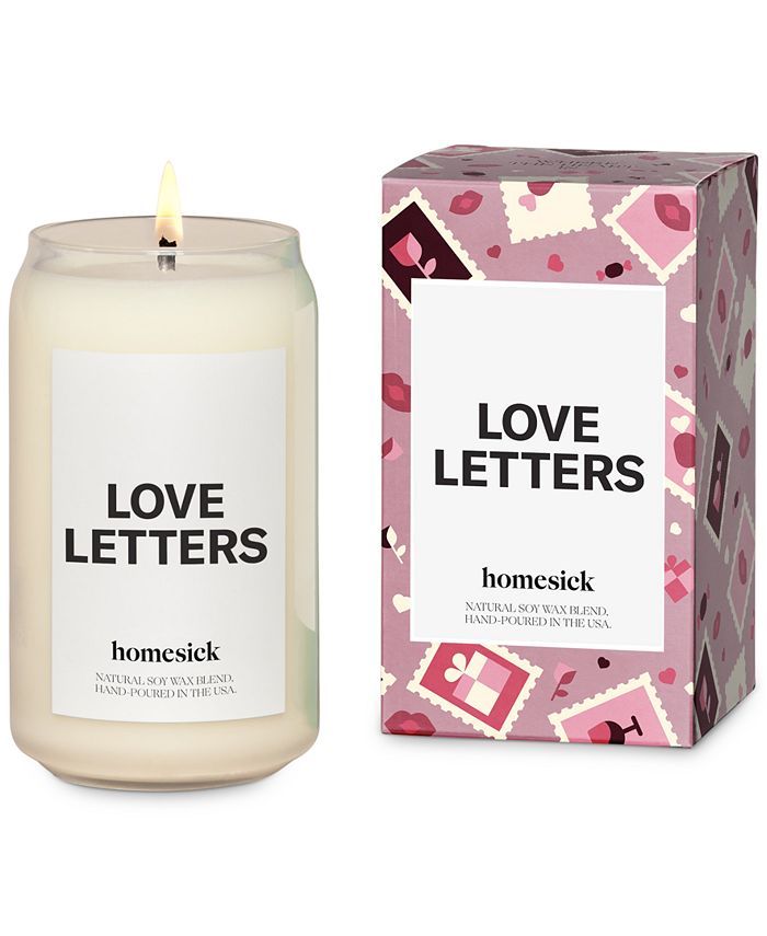 Homesick Candles Love Letters Candle, 13.75-Oz. & Reviews - Unique Gifts by STORY - Macy's | Macys (US)
