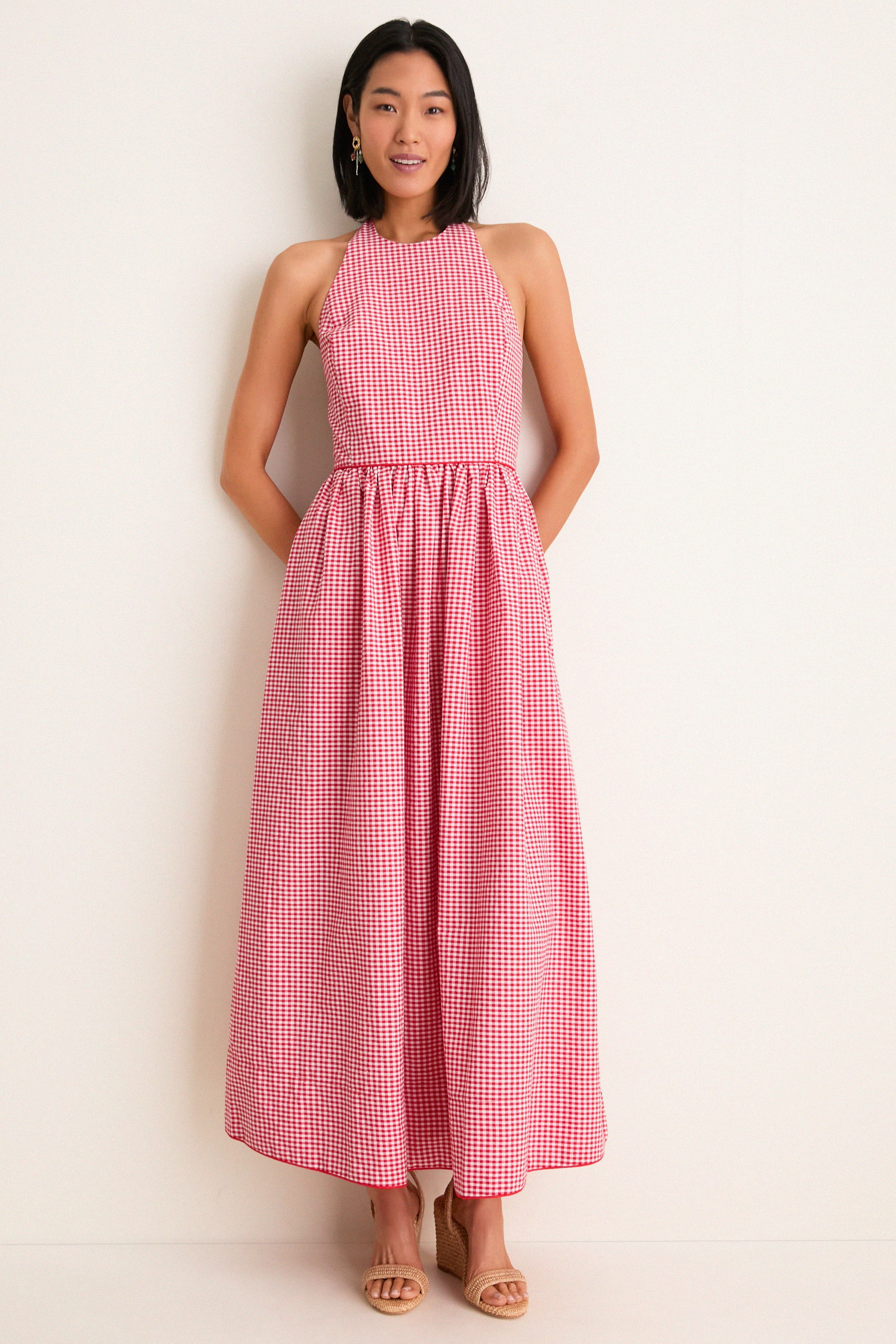 Red Gingham Marcie Dress | Tuckernuck (US)
