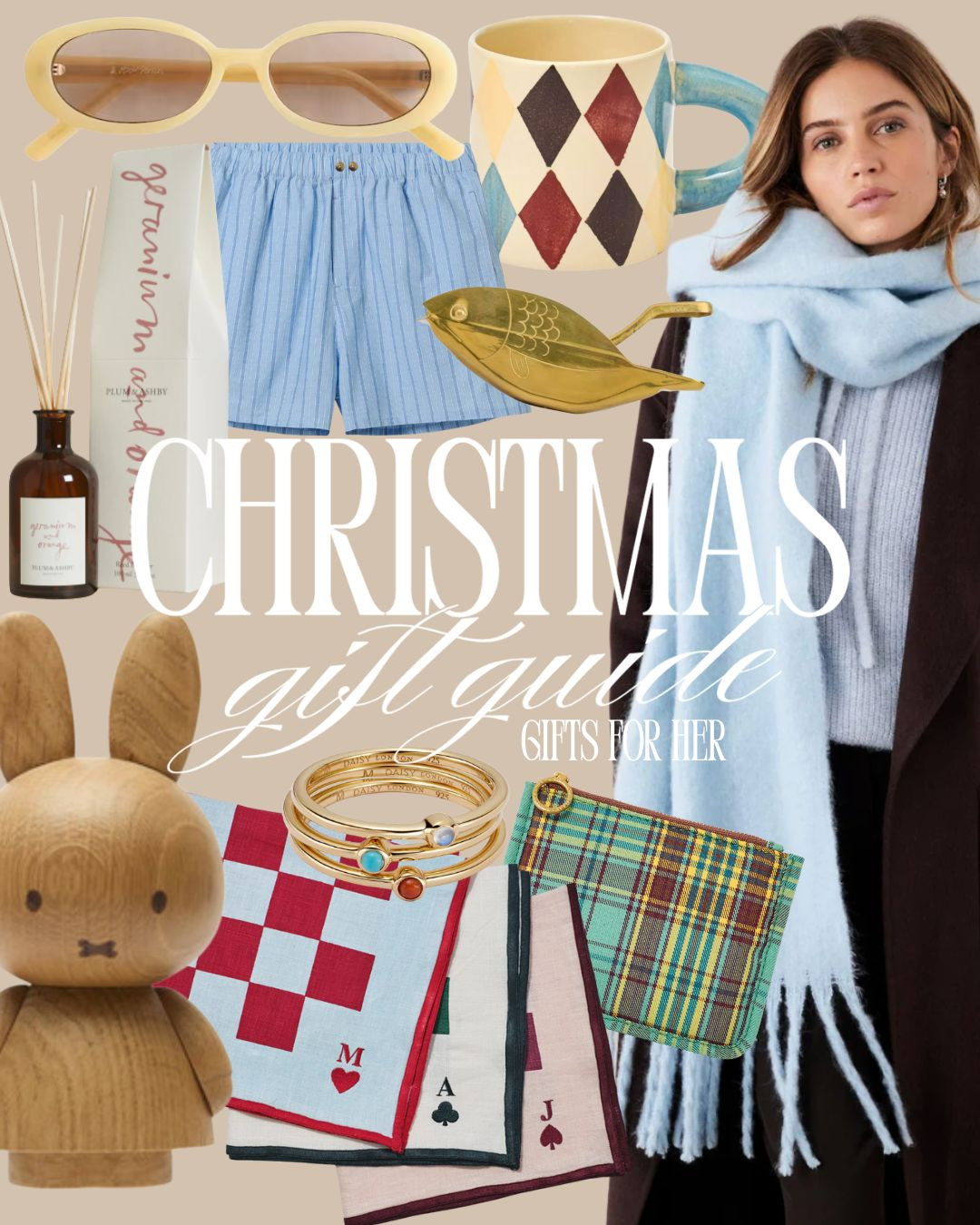 🎄 Gift Guide Part 6 🎄

Perfect gifts for her, sisters, mums and more!

✨ Boyhood x Miffy – £59
✨ Damson Maddy Mug – £26
✨ Here’s How brass fish citrus juicer – £15
✨ Daisy London Stacking Rings – £121.50
✨ Mint Velvet Scarf – £49
✨ Not Another Bill Playing Card Napkins – £14
✨ & Other Stories Sunglasses – £27
✨ Piglet Stripe Pj Shorts – £35
✨ Plum & Ashby Diffuser – £33
✨ Oliver Bonas Pouch – £22


#LTKGiftGuide #LTKHoliday #GiftsForHer #UKGiftGuide 

 #LTKuk #LTKfestive #LTKgiftguide