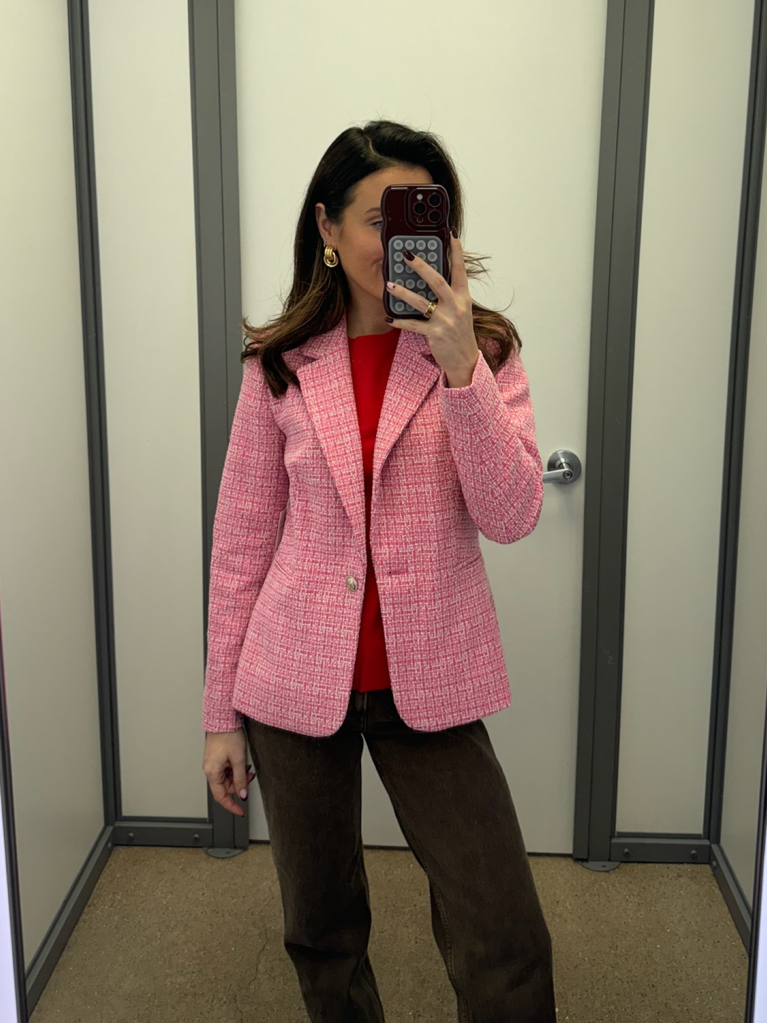 Pink tweed blazer from Walmart that would be so cute for Vday outfits or workwear. True to size 

#LTKFindsUnder50 #LTKStyleTip #LTKWorkwear
