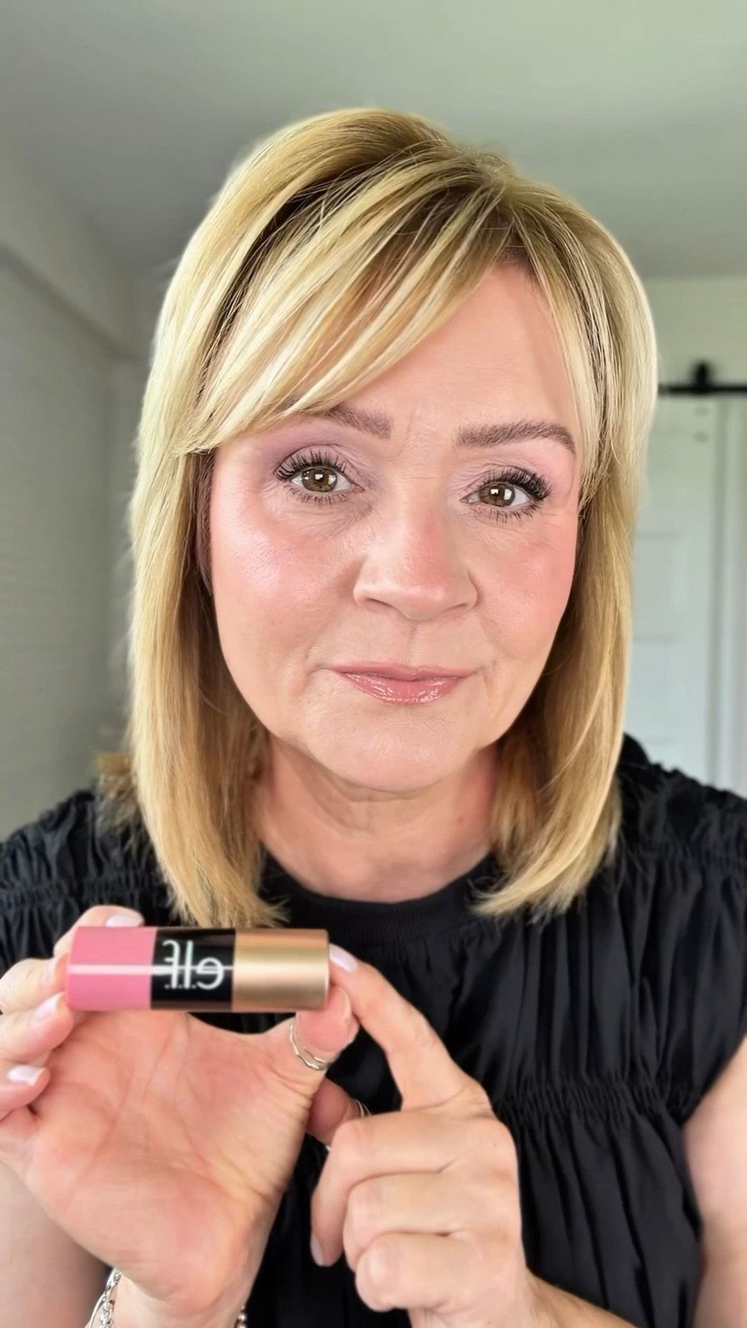 Soft Glam cream blush in Pink On It
Catrice powder in On Cloud Pink.

#LTKBeauty #LTKOver40