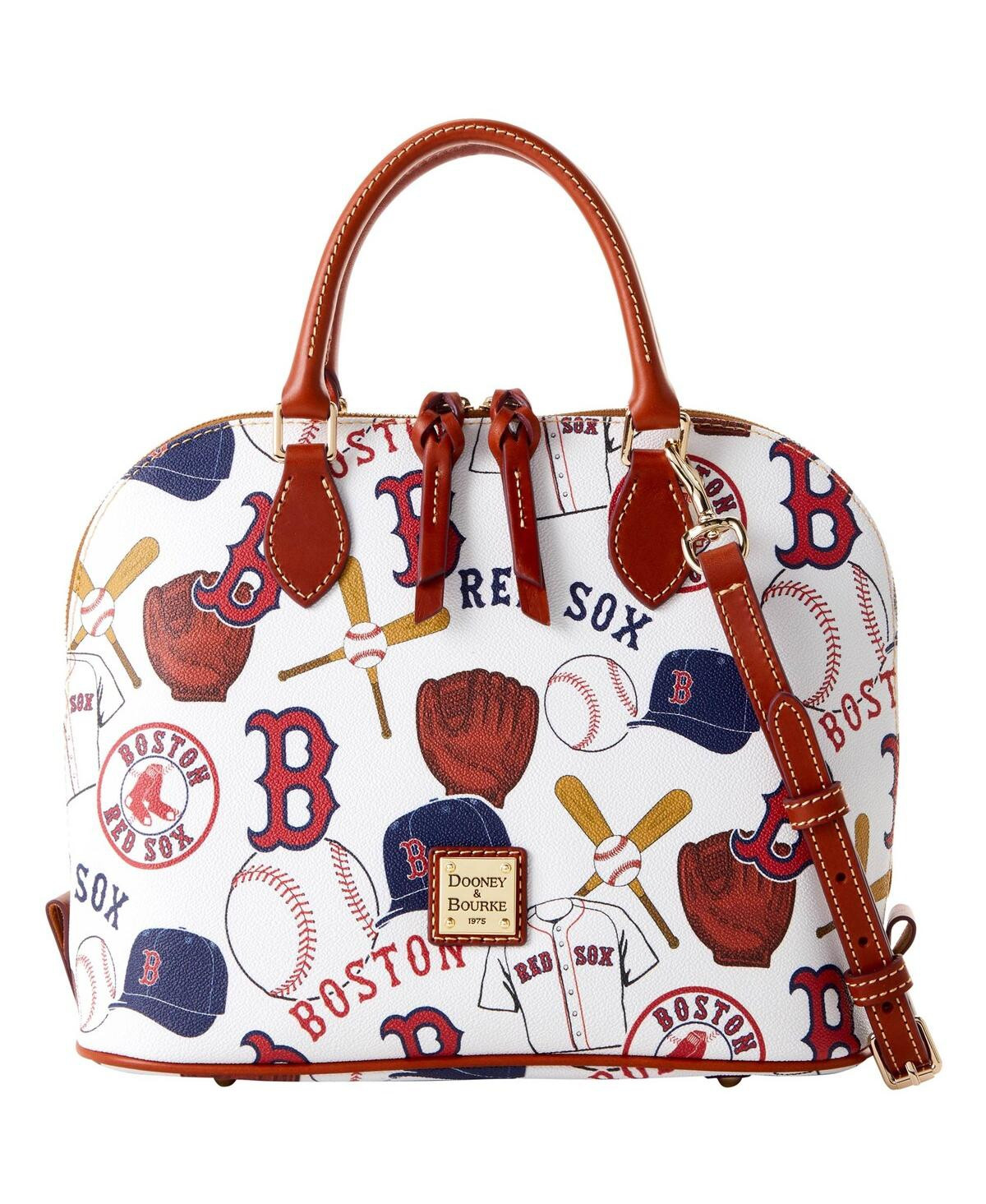 Dooney & Bourke Women's Boston Red Sox Game Day White Zip Zip Satchel | Macys (US)