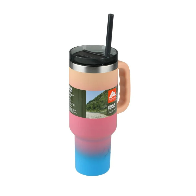 Ozark Trail 40 oz Vacuum Insulated Stainless Steel Tumbler Gradient | Walmart (US)