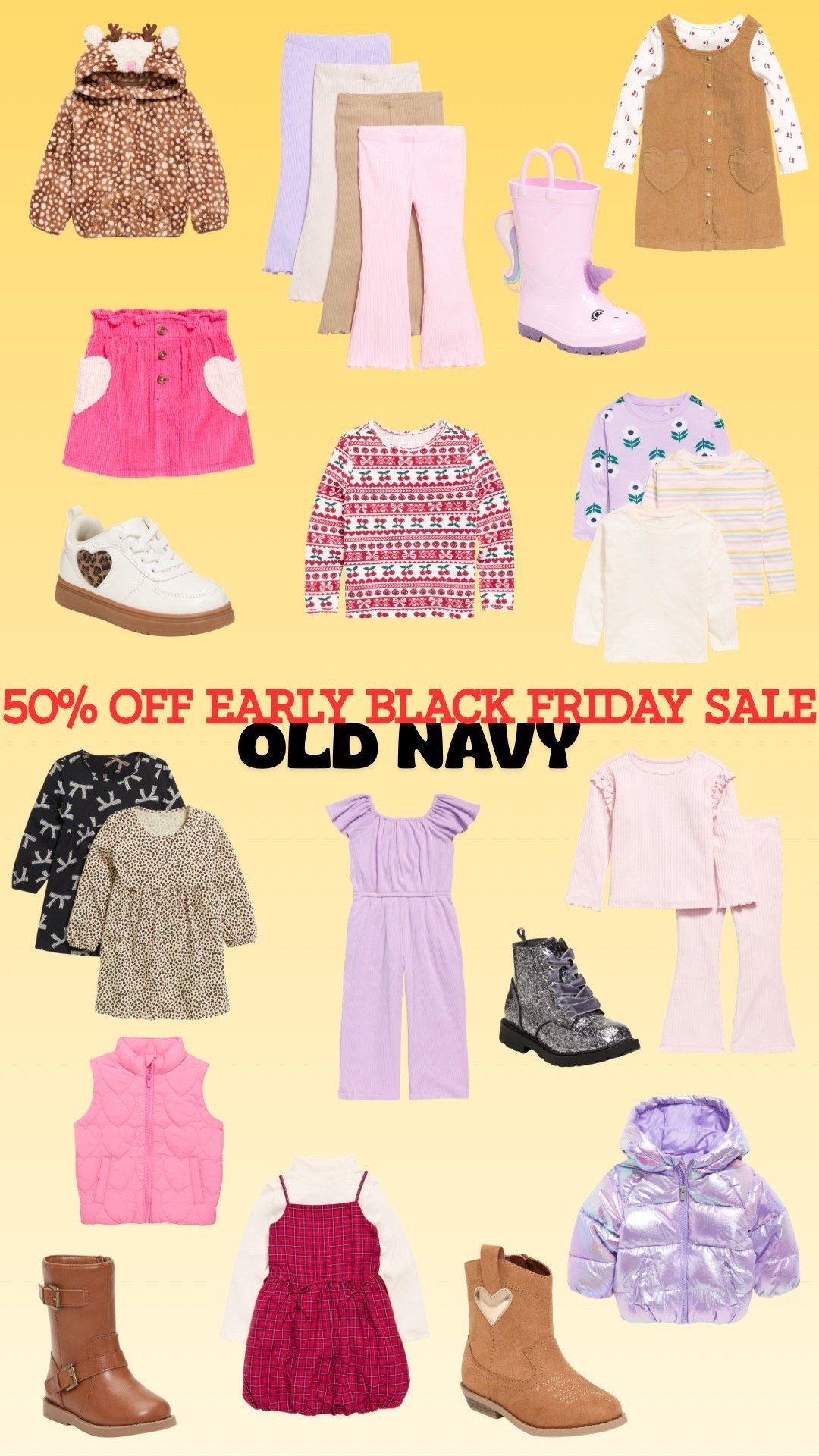 50% off old navy!!! 

#LTKSaleAlert #LTKFindsUnder50 #LTKHoliday