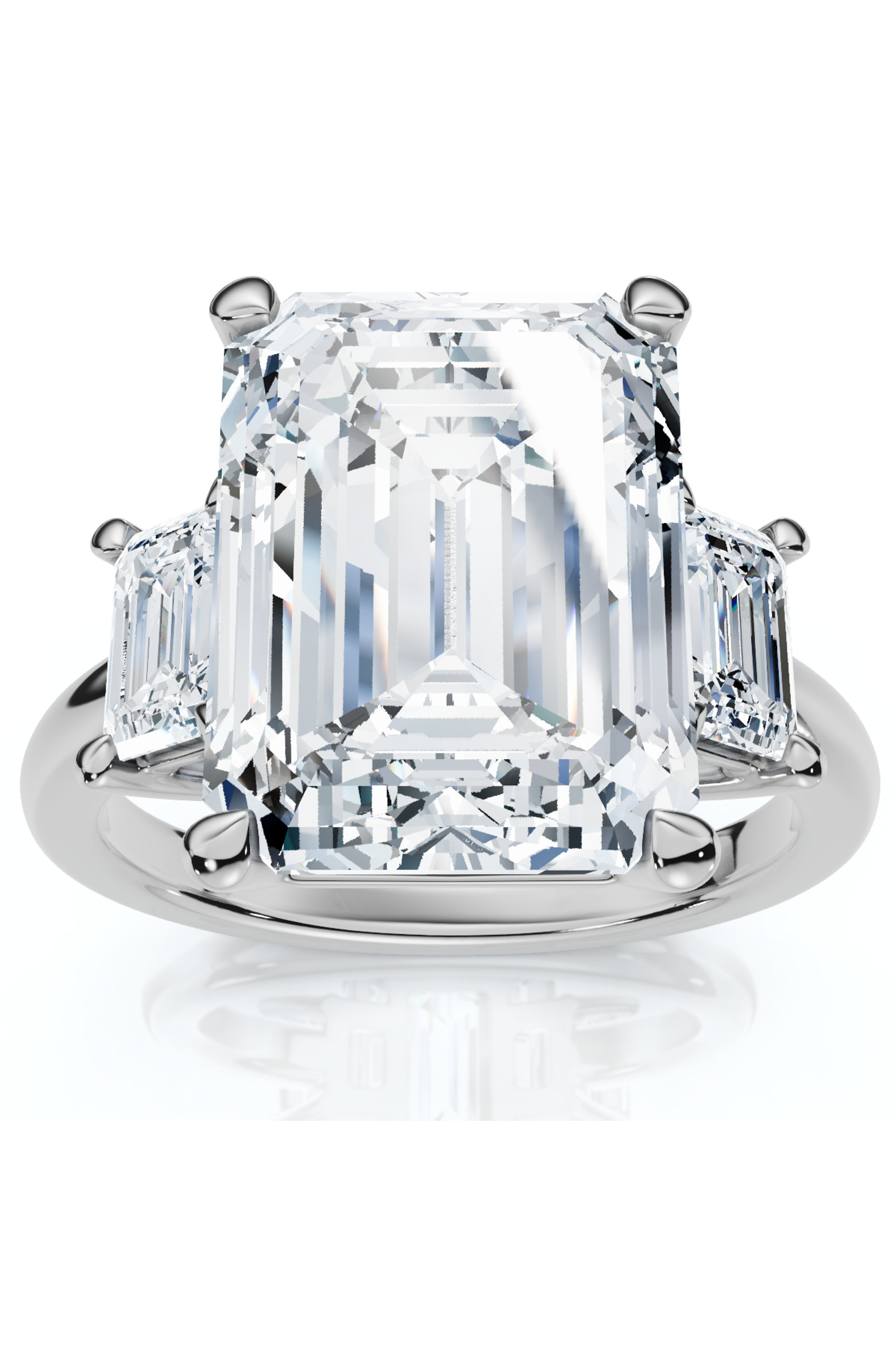 Bliss Diamond Certified 6 3/4Ct Rachel Emerald Cut Diamond Engagement Ring 14k Gold (Women) | Nor... | Nordstrom