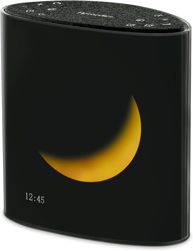 Homedics Sound Sleep Moon Dream Sound Machine and Alarm Clock, Enhance Sleep,18 Soothing Sounds, ... | Amazon (US)