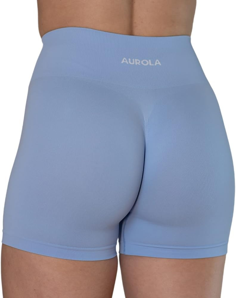 AUROLA Dream Collection Women Workout Shorts High Waist Gym Shorts, Scrunch Butt Seamless Athleti... | Amazon (US)