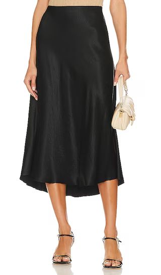 Bias Slip Skirt in Black | Revolve Clothing (Global)