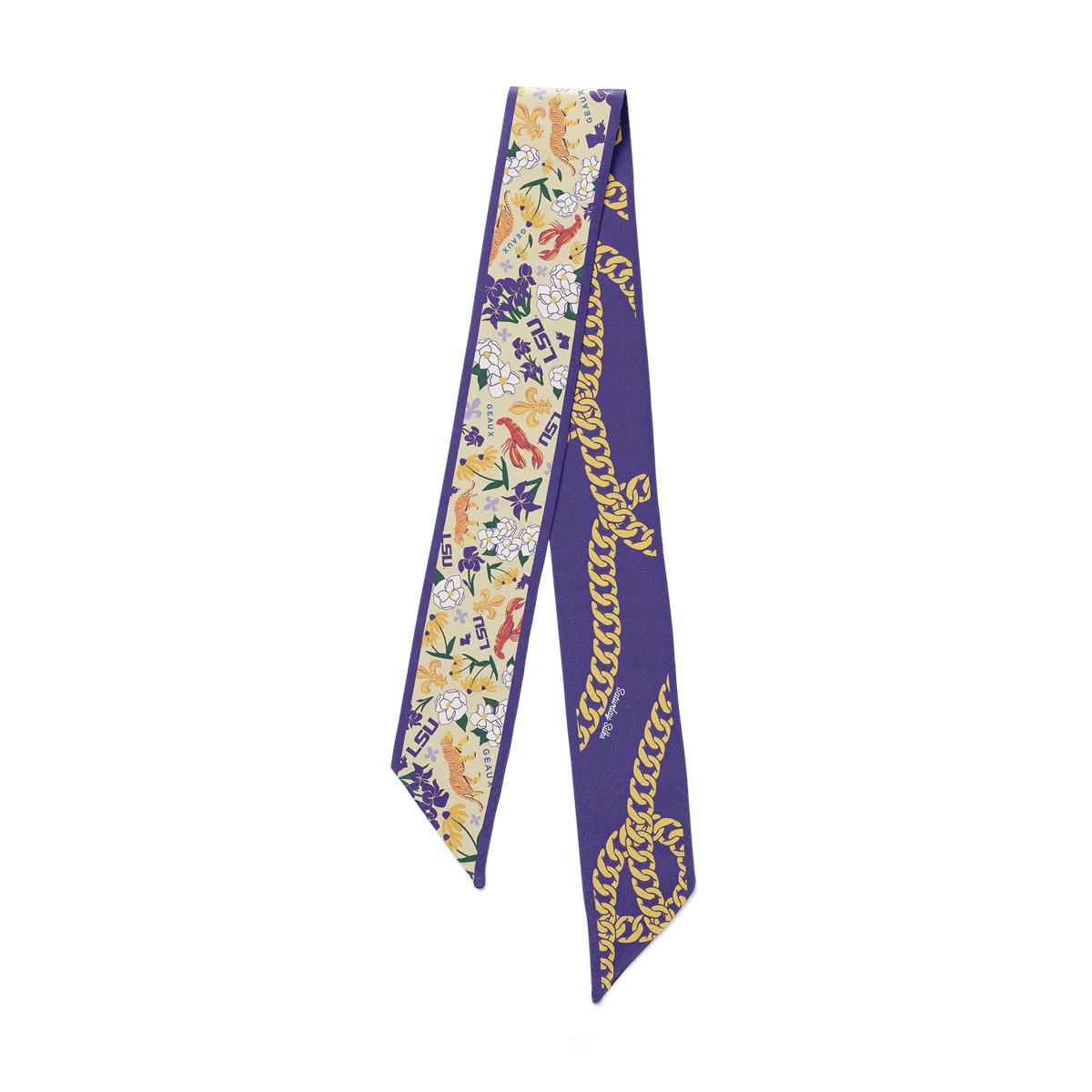 LSU Tigers Skinny Scarf | Saturday Silks