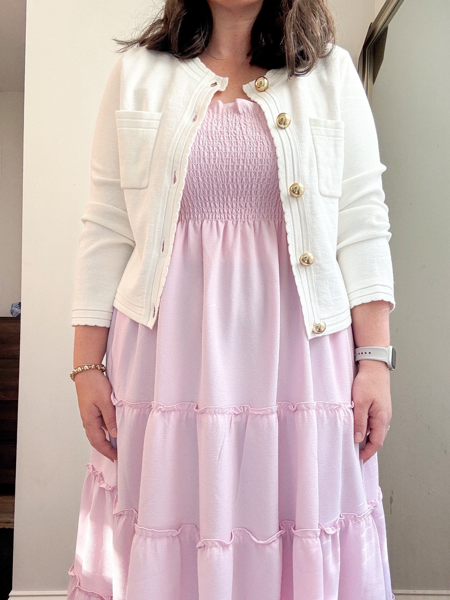 Church ootd. Summer outfit. Breastfeeding friendly! 