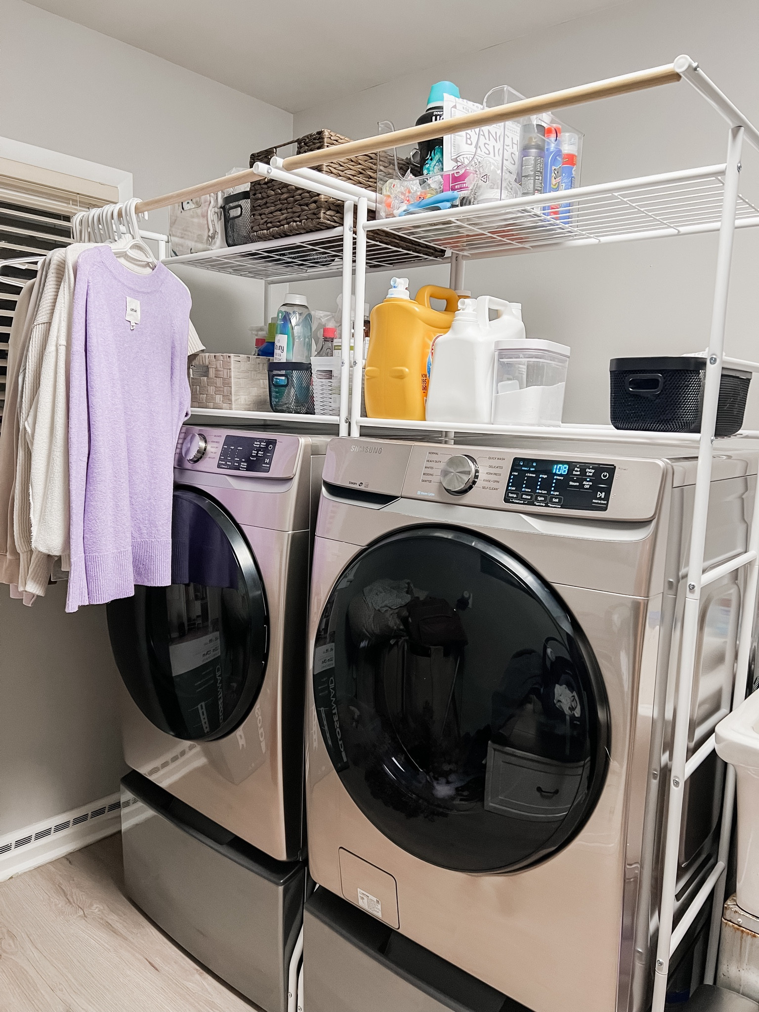 Added another over the washer organizer to the laundry room today and I loving the extra space! All storage is 10% with the target circle app and these are only $35 originally!

Also got some more baskets to add to this to make it more organized as well! 

Target home // target organization // home organization // laundry room organizer // 

#LTKsalealert #LTKhome #LTKfindsunder50