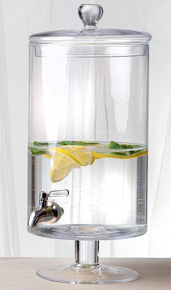 Glass - Beverage Dispenser - Cold Drink Dispencer - Iced Beverage Server -2 Gallon - 7.5 Liter (2... | Amazon (US)