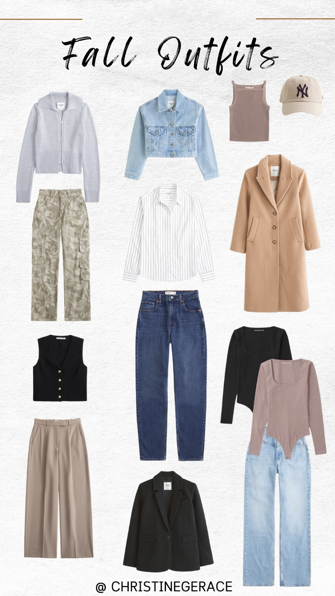 Fall outfit wardrobe all from Abercrombie! 

#coat #denim #jeans #sweater #falloutfit

#LTKStyleTip #LTKSeasonal #LTKFallSale