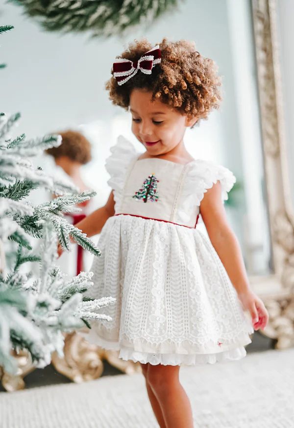 *PREORDER* Vintage Tree Dress and Bloomer Set | Love and Grow Clothing Co