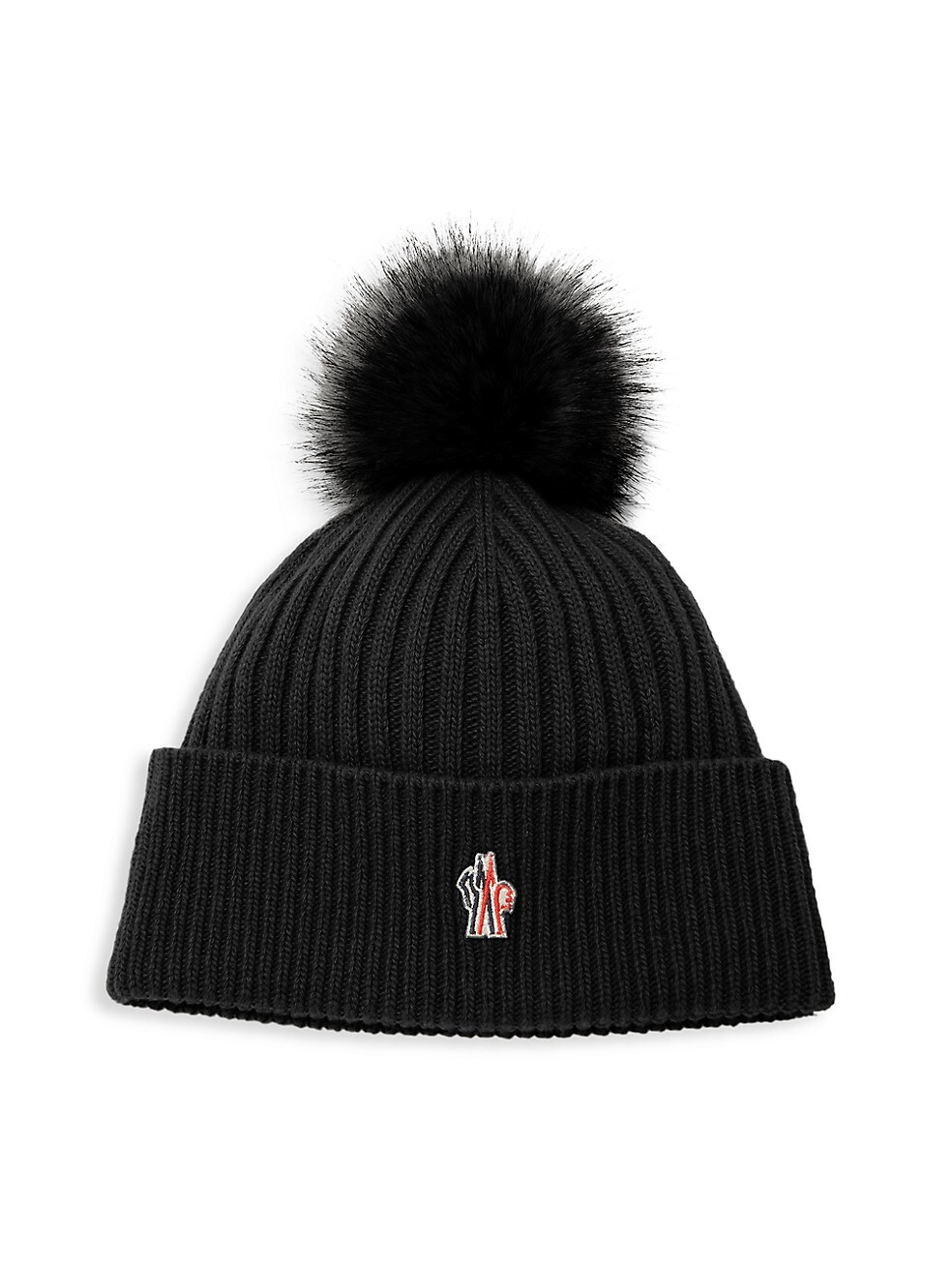 Moncler Grenoble Grenoble Faux Fur &amp; Cashmere Beanie | Saks Fifth Avenue
